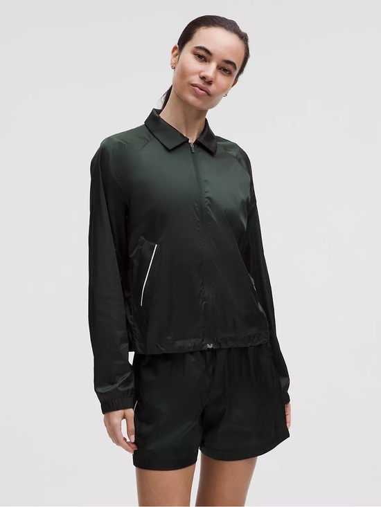 lululemon athletica Jackets & Blazers - lululemon athletica Forest Green Bomber Jacket
